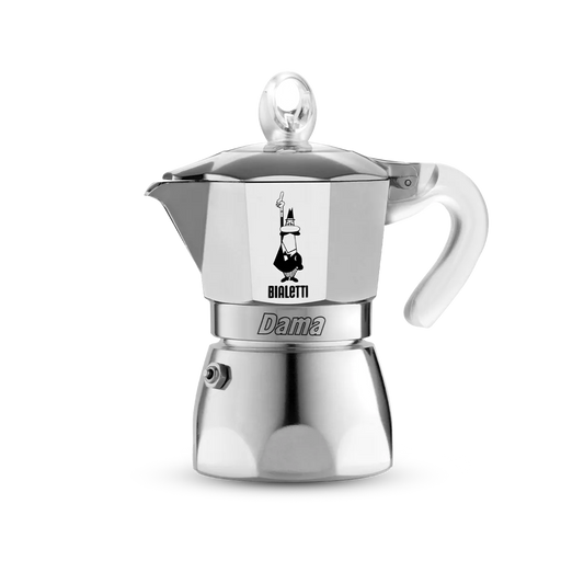 Caffettiera Dama Bialetti Ice - Design Elegante con Coperchio Trasparente, Made in Italy