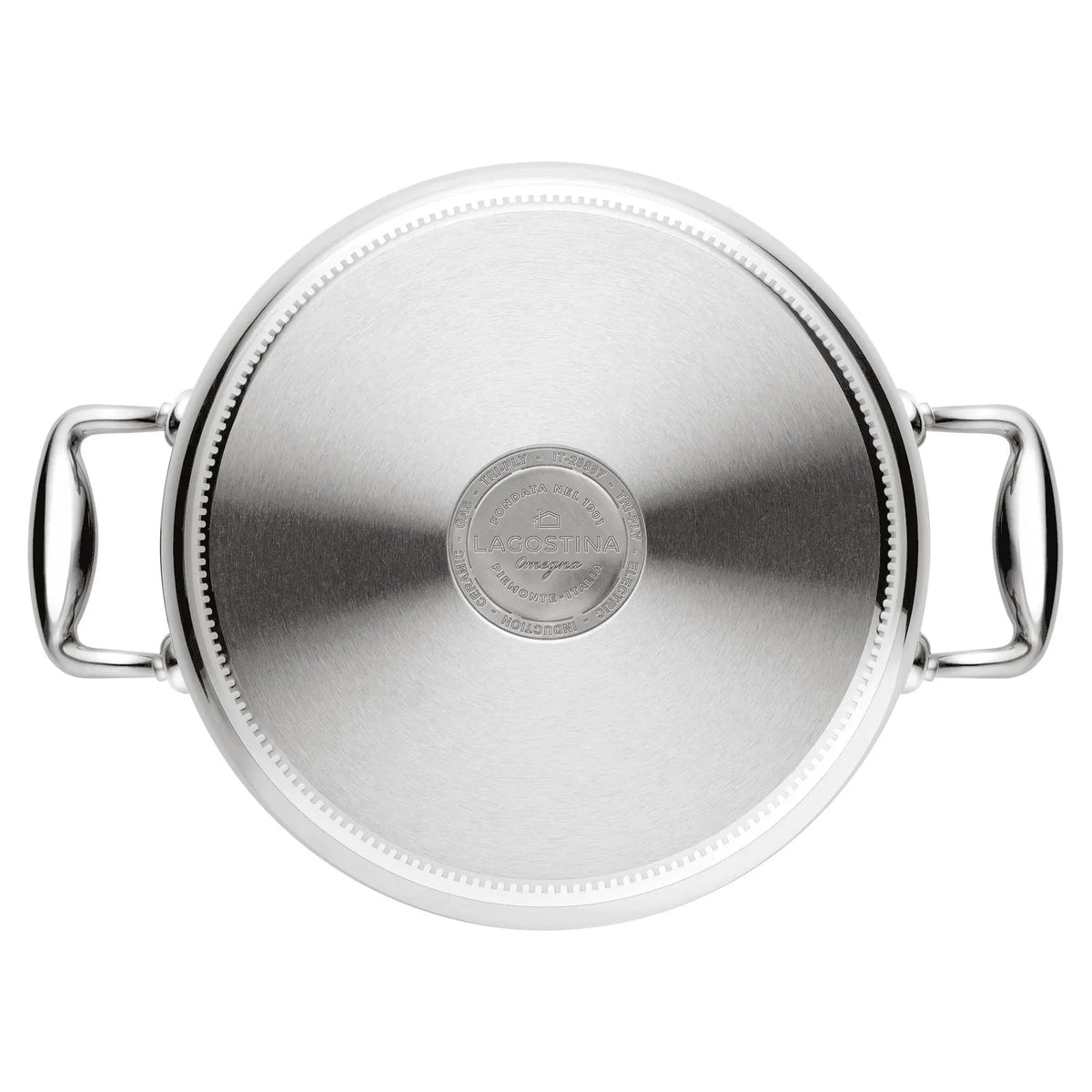 Batteria Lagostina Accademia Lagofusion 19 Pezzi – Inox 18/10 – Fondo Lagofusion® – Made in Italy