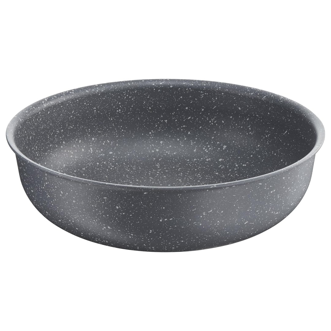Lagostina Ingenio Mineral Green Induction Wok 28 cm Antiaderente Effetto Pietra – Compatibile Induzione