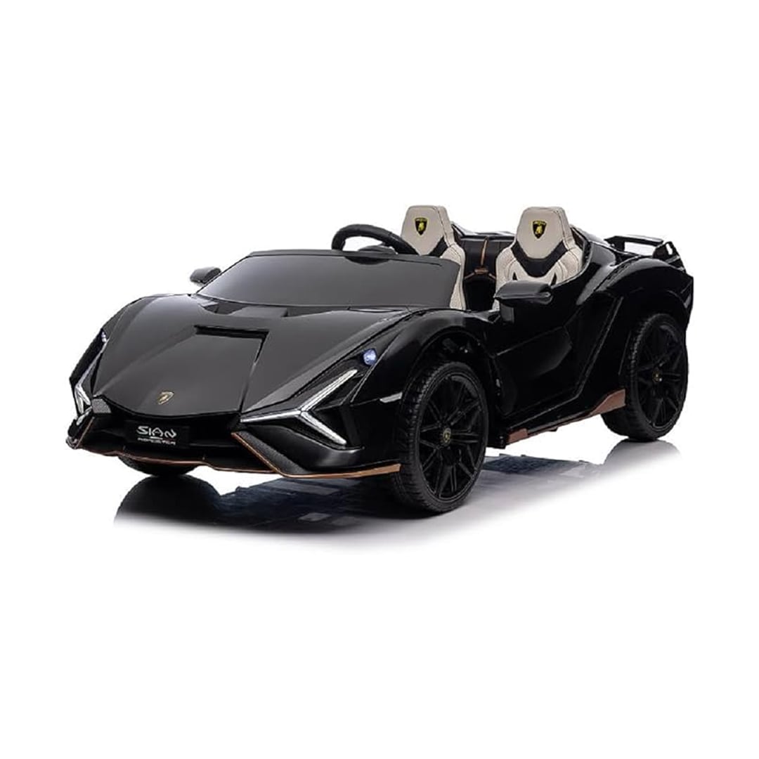 Lamborghini Sian 24V per Bambini β Supercar Elettrica 2 Posti con TV MP4, Sedili in Pelle