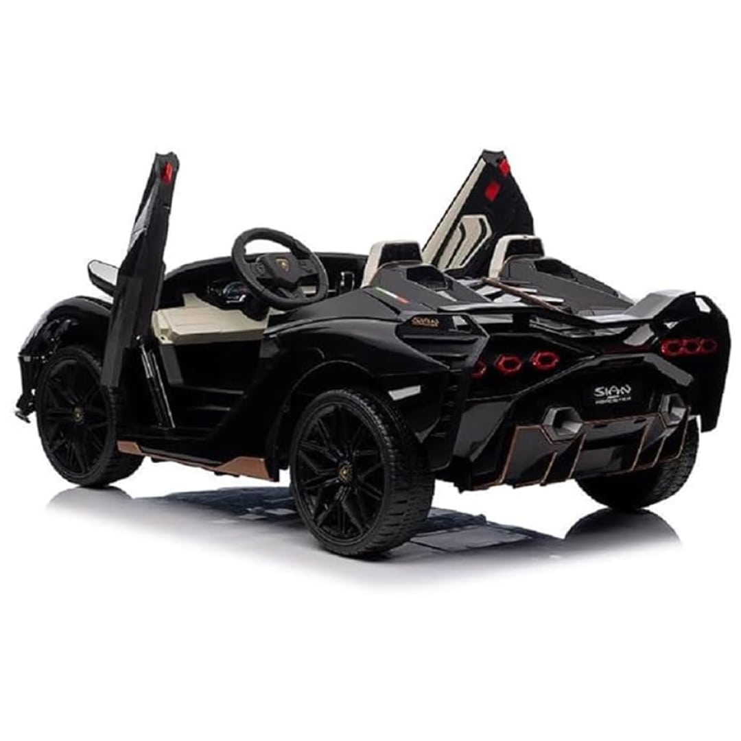 Lamborghini Sian 24V per Bambini β Supercar Elettrica 2 Posti con TV MP4, Sedili in Pelle