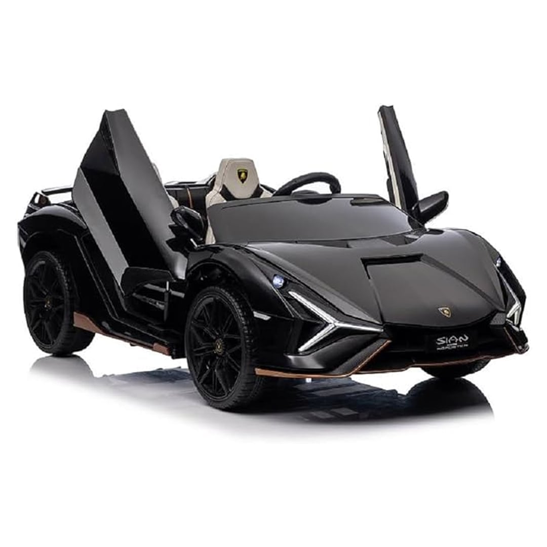 Lamborghini Sian 24V per Bambini β Supercar Elettrica 2 Posti con TV MP4, Sedili in Pelle