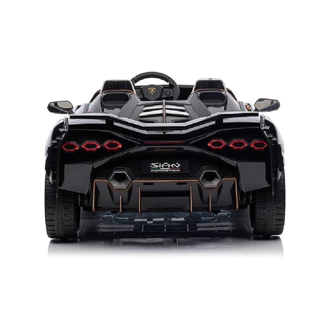 Lamborghini Sian 24V per Bambini β Supercar Elettrica 2 Posti con TV MP4, Sedili in Pelle