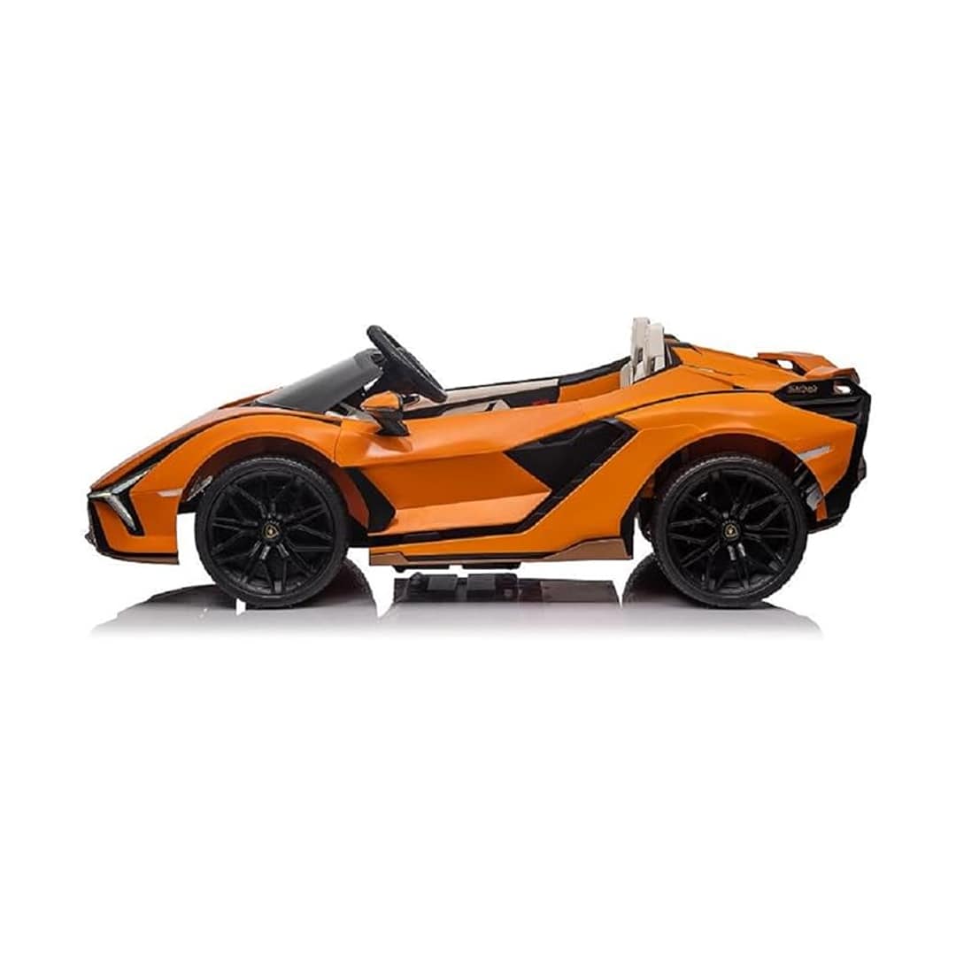 Lamborghini Sian 24V per Bambini β Supercar Elettrica 2 Posti con TV MP4, Sedili in Pelle