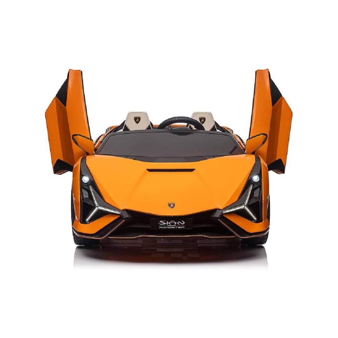 Lamborghini Sian 24V per Bambini β Supercar Elettrica 2 Posti con TV MP4, Sedili in Pelle