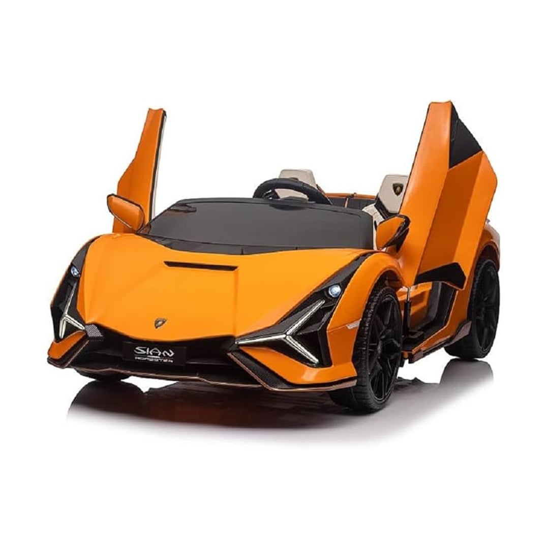 Lamborghini Sian 24V per Bambini β Supercar Elettrica 2 Posti con TV MP4, Sedili in Pelle