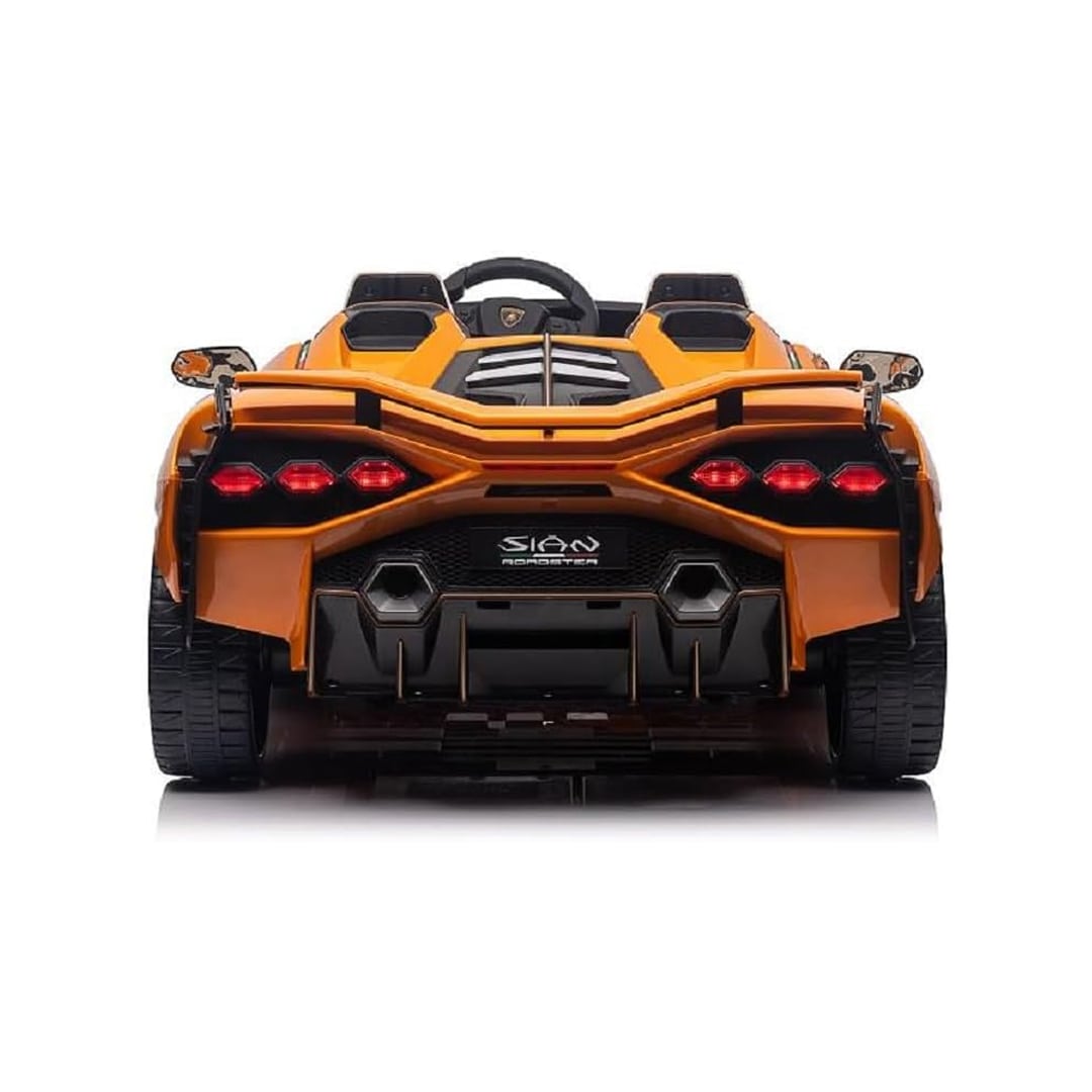 Lamborghini Sian 24V per Bambini β Supercar Elettrica 2 Posti con TV MP4, Sedili in Pelle