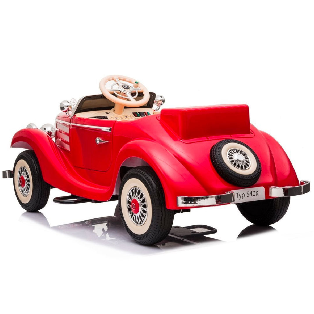 Mercedes Benz Epoca 540K Macchina Elettrica per Bambini 12v FULL OPTIONAL RUOTE IN GOMMA 4X4