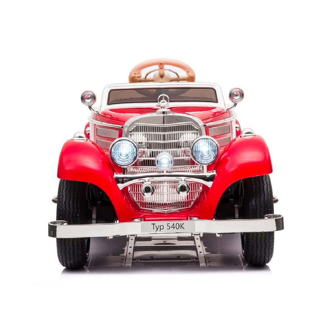 Mercedes Benz Epoca 540K Macchina Elettrica per Bambini 12v FULL OPTIONAL RUOTE IN GOMMA 4X4