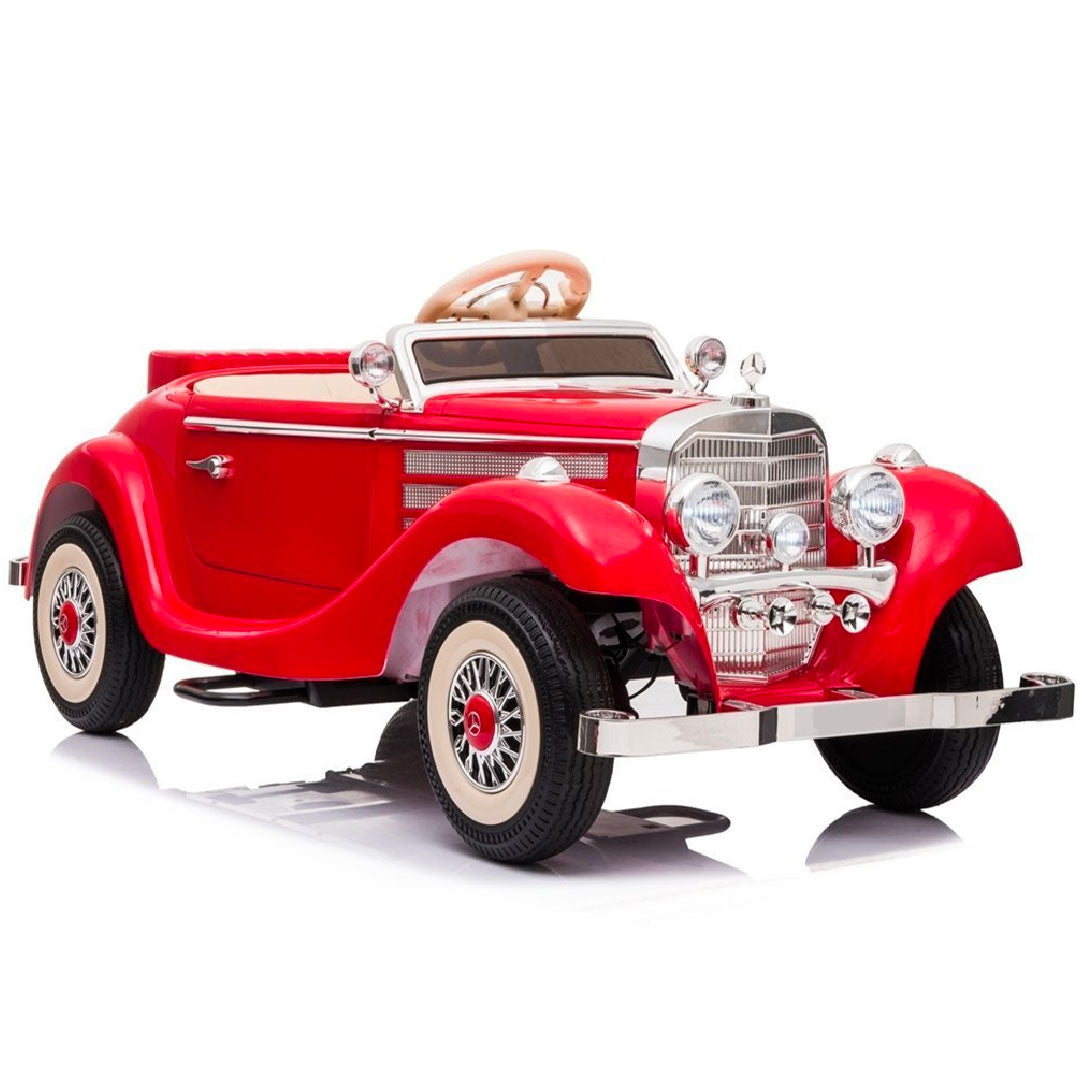 Mercedes Benz Epoca 540K Macchina Elettrica per Bambini 12v FULL OPTIONAL RUOTE IN GOMMA 4X4
