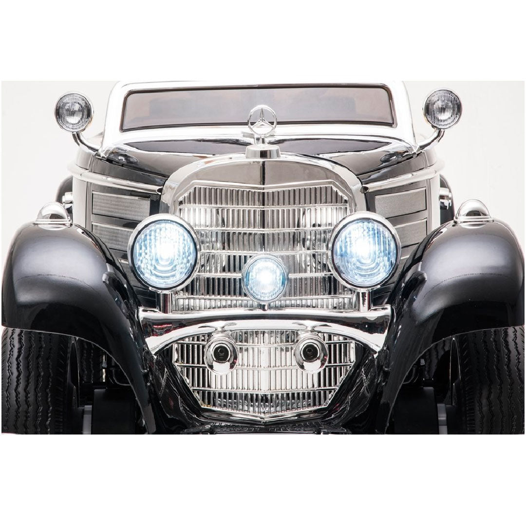 Mercedes Benz Epoca 540K Macchina Elettrica per Bambini 12v FULL OPTIONAL RUOTE IN GOMMA 4X4