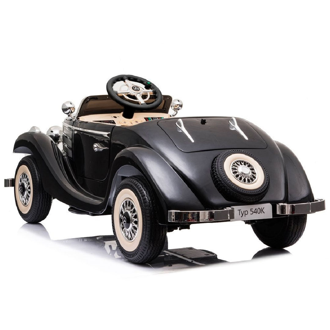 Mercedes Benz Epoca 540K Macchina Elettrica per Bambini 12v FULL OPTIONAL RUOTE IN GOMMA 4X4