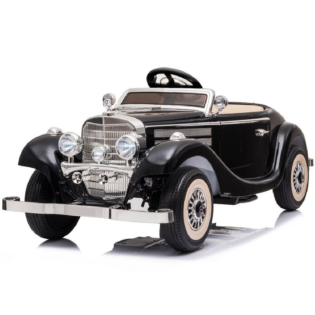 Mercedes Benz Epoca 540K Macchina Elettrica per Bambini 12v FULL OPTIONAL RUOTE IN GOMMA 4X4