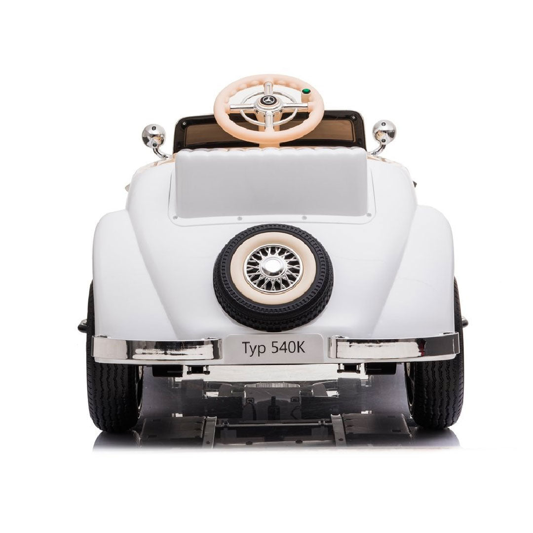 Mercedes Benz Epoca 540K Macchina Elettrica per Bambini 12v FULL OPTIONAL RUOTE IN GOMMA 4X4