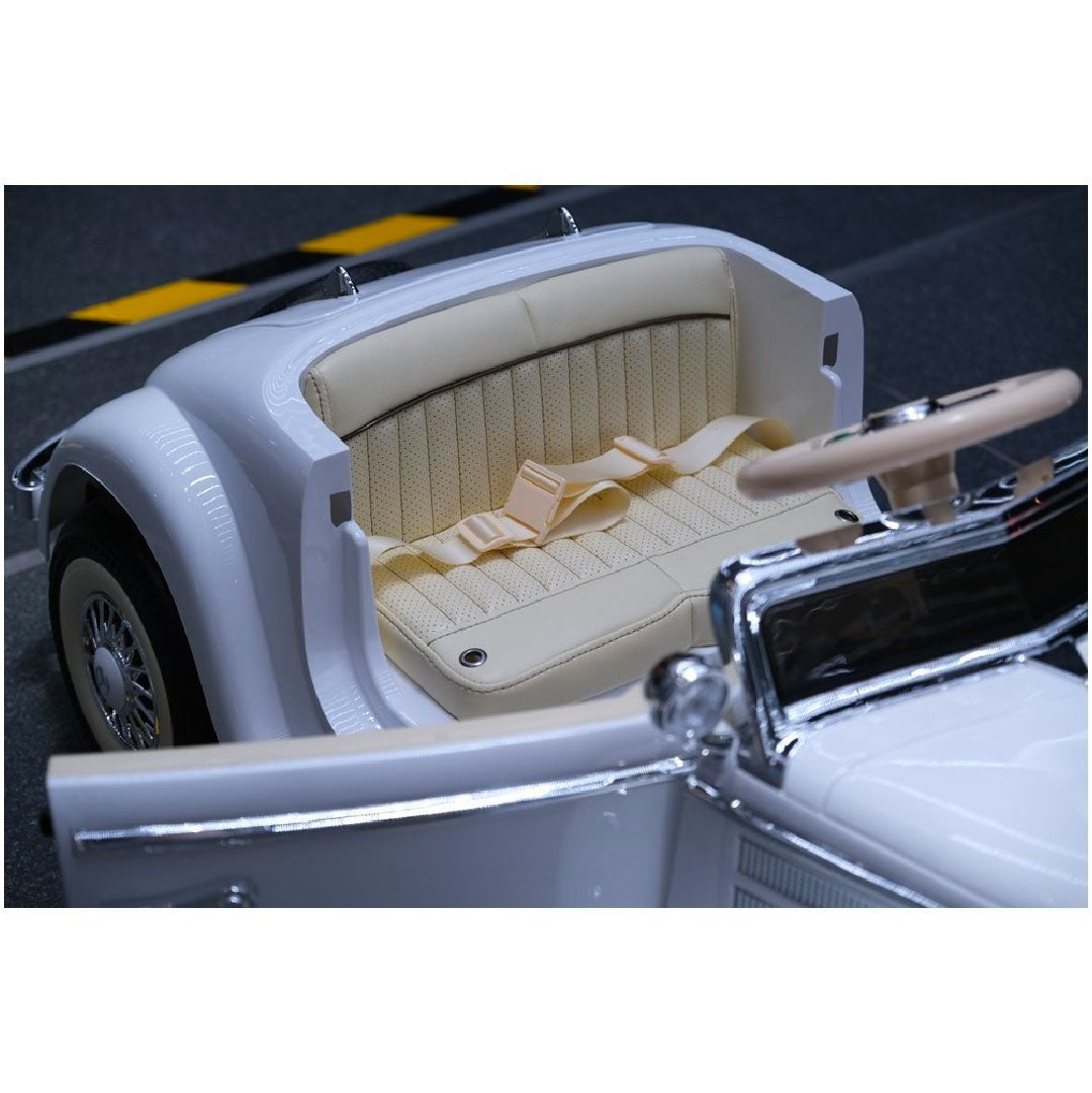 Mercedes Benz Epoca 540K Macchina Elettrica per Bambini 12v FULL OPTIONAL RUOTE IN GOMMA 4X4