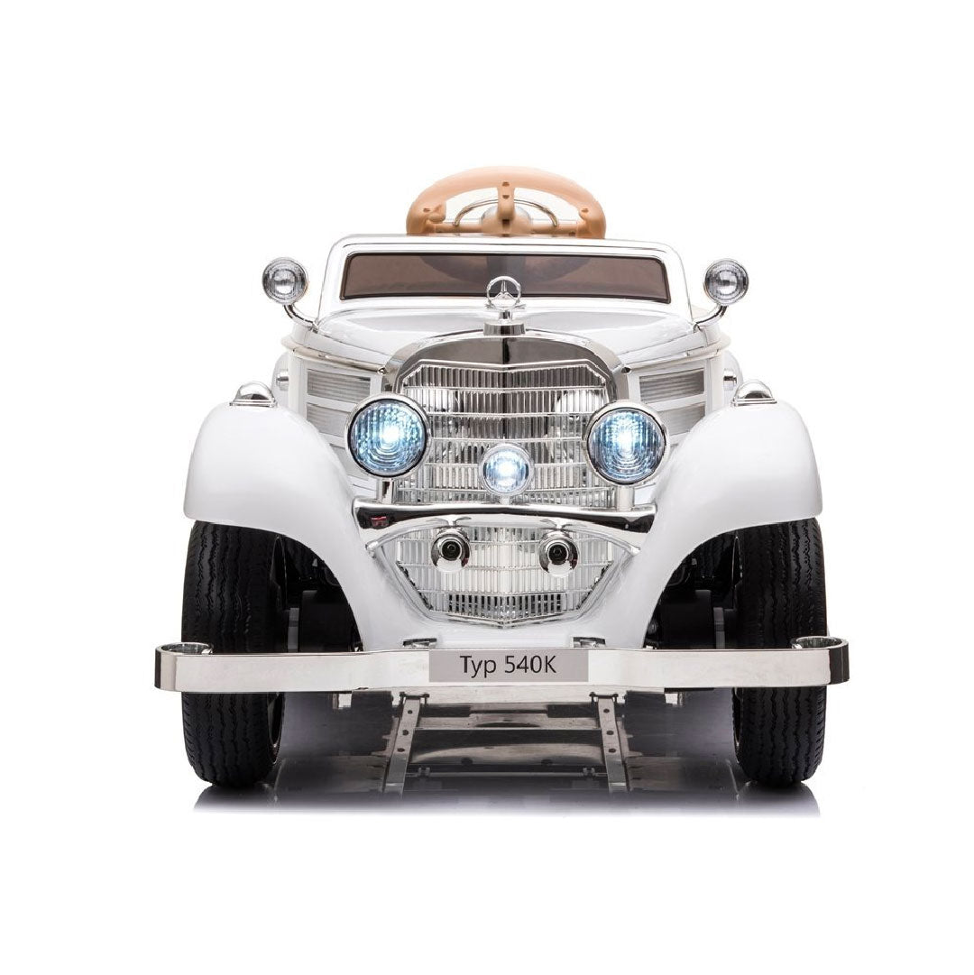 Mercedes Benz Epoca 540K Macchina Elettrica per Bambini 12v FULL OPTIONAL RUOTE IN GOMMA 4X4