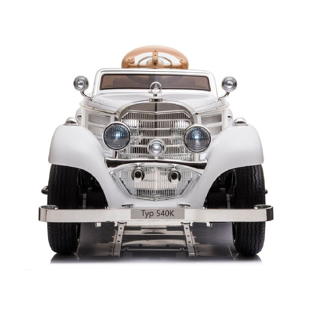 Mercedes Benz Epoca 540K Macchina Elettrica per Bambini 12v FULL OPTIONAL RUOTE IN GOMMA 4X4