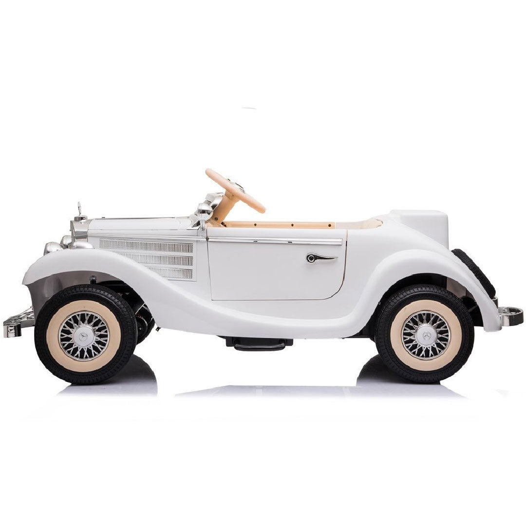 Mercedes Benz Epoca 540K Macchina Elettrica per Bambini 12v FULL OPTIONAL RUOTE IN GOMMA 4X4