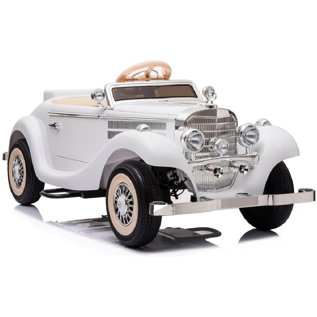 Mercedes Benz Epoca 540K Macchina Elettrica per Bambini 12v FULL OPTIONAL RUOTE IN GOMMA 4X4