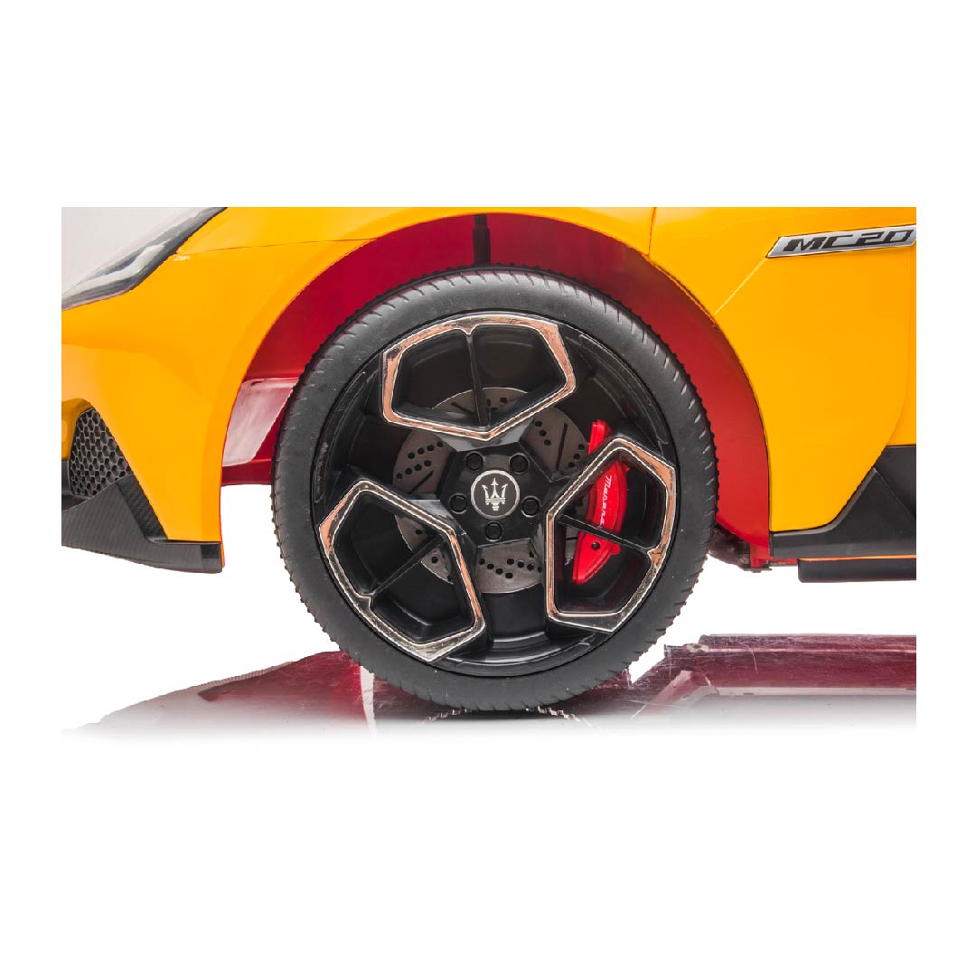 Maserati MC20 Macchina Elettrica per Bambini 12v 2 Posti Extralarge con TV Touch Screen