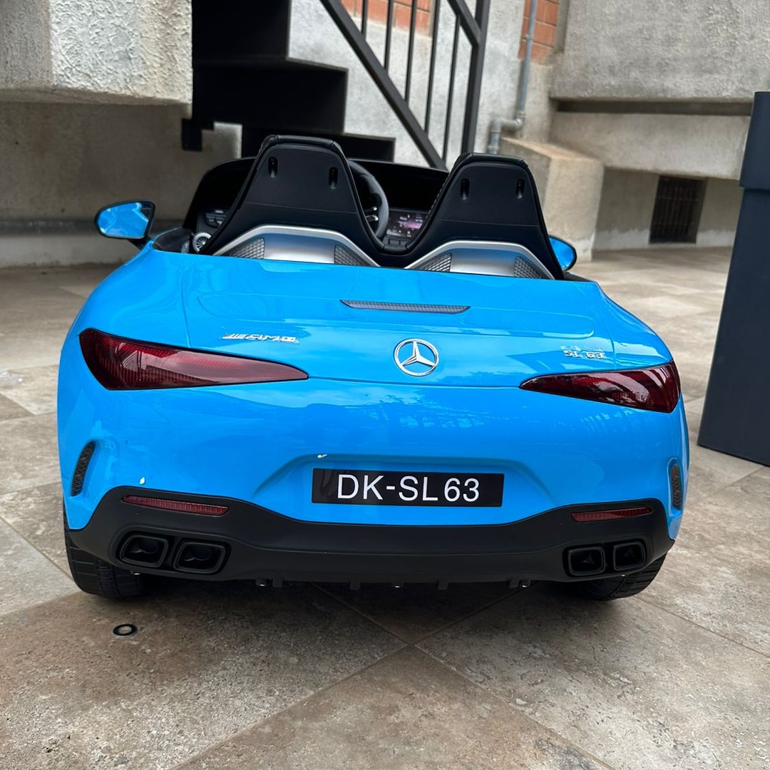 NOVITÀ Mercedes AMG SL63 Extralarge Macchina Elettrica per Bambini 24v Full Optional Potente 2 Motori da 200 Watt Ruote in Gomma