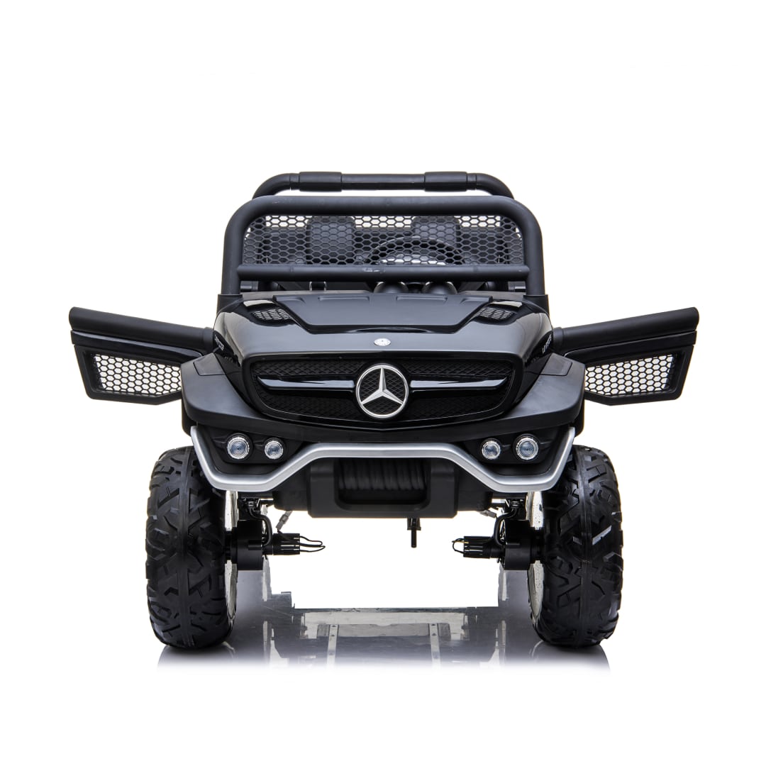 Mercedes Benz Unimog Electric Ride-On Car for Kids + Touch Screen TV