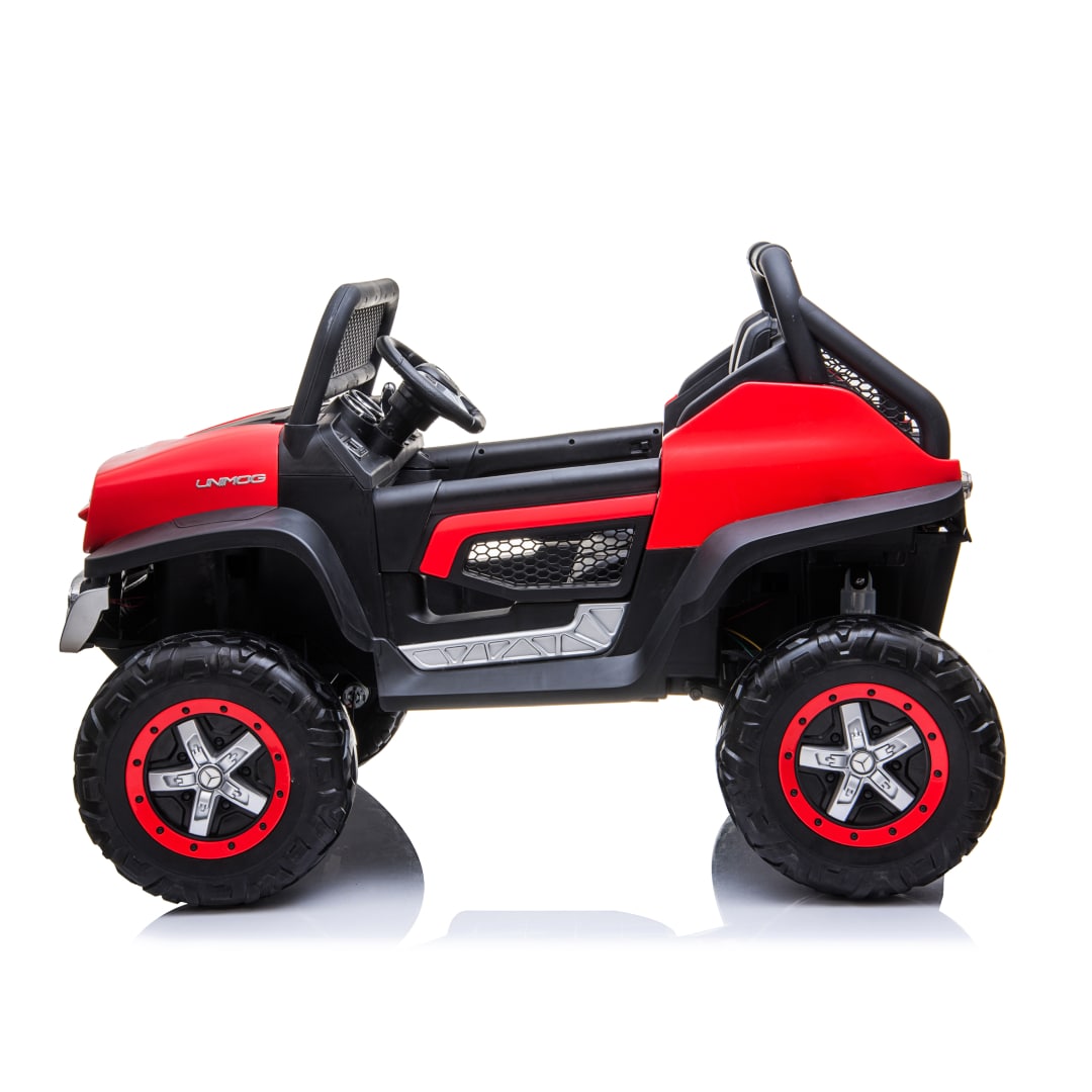 Mercedes Benz Unimog Electric Ride-On Car for Kids + Touch Screen TV