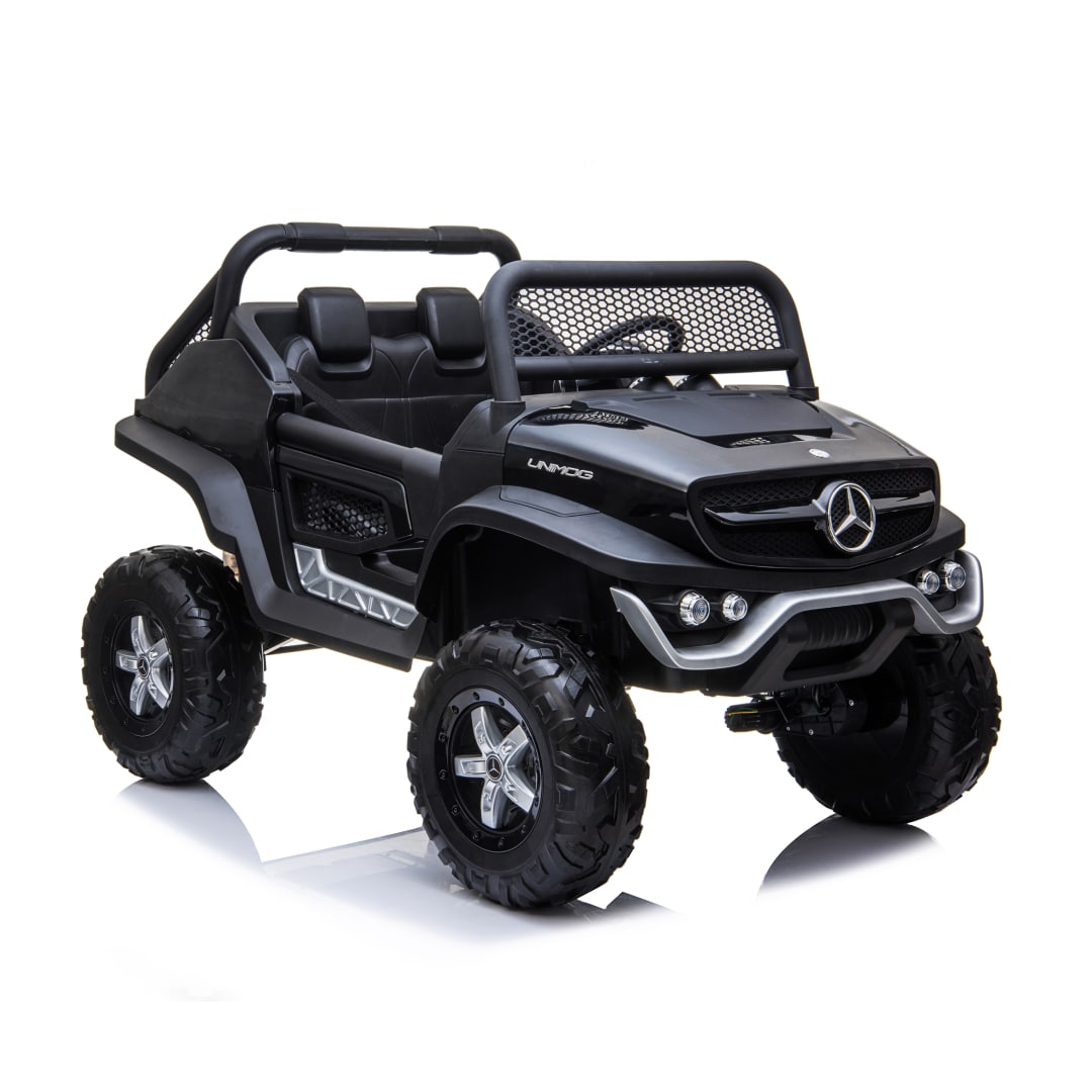 Mercedes Benz Unimog Electric Ride-On Car for Kids + Touch Screen TV
