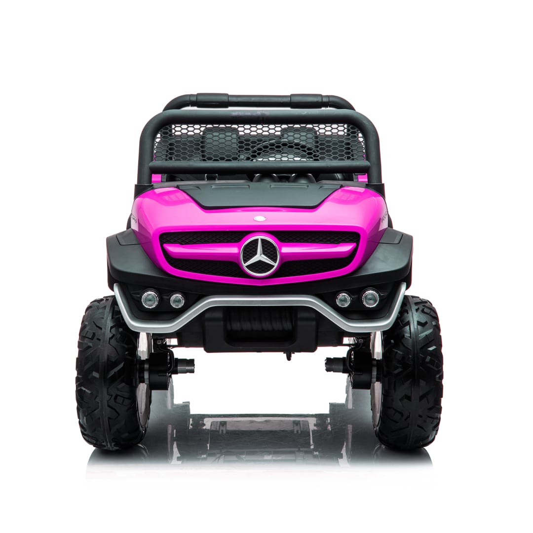 Mercedes Benz Unimog Electric Ride-On Car for Kids + Touch Screen TV