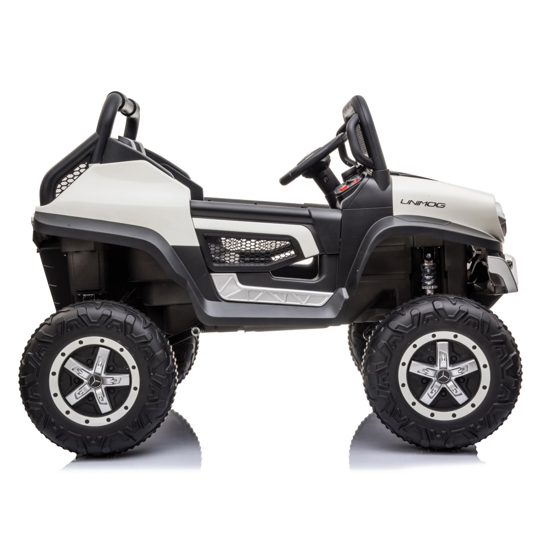 Mercedes Benz Unimog Electric Ride-On Car for Kids + Touch Screen TV