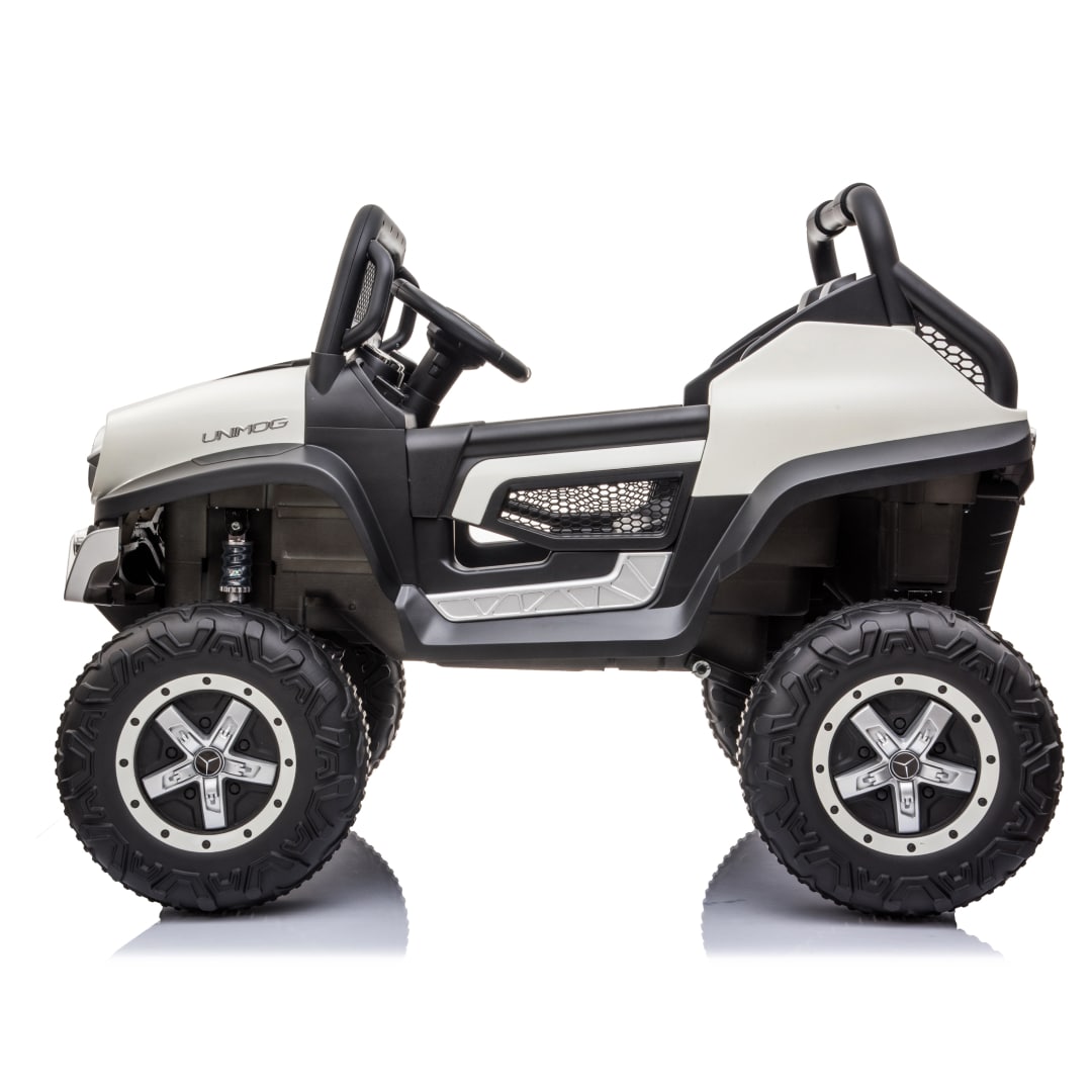 Mercedes Benz Unimog Electric Ride-On Car for Kids + Touch Screen TV
