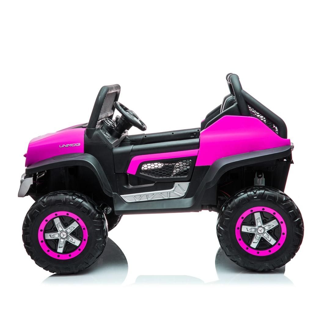 Mercedes Benz Unimog Electric Ride-On Car for Kids + Touch Screen TV