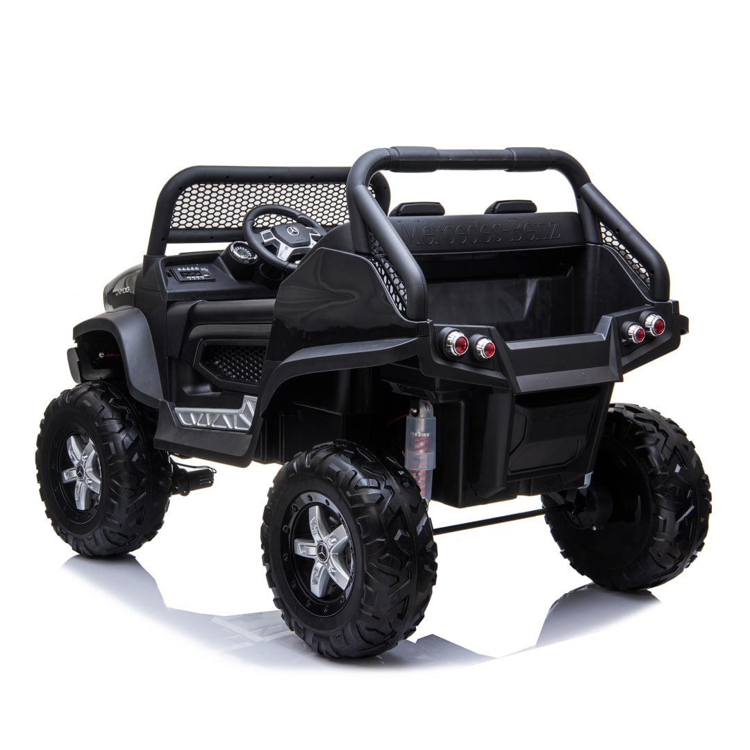Mercedes Benz Unimog Electric Ride-On Car for Kids + Touch Screen TV