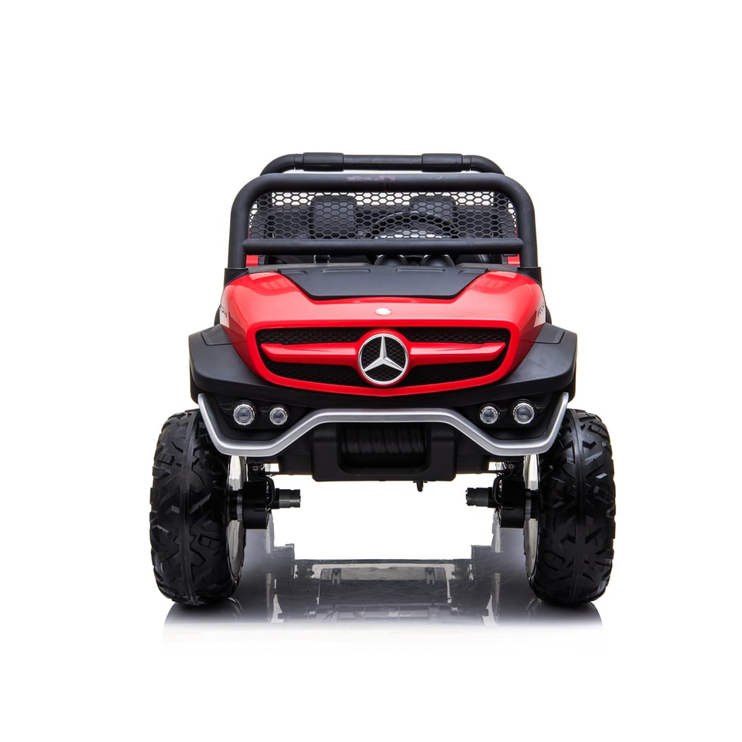 Mercedes Benz Unimog Electric Ride-On Car for Kids + Touch Screen TV