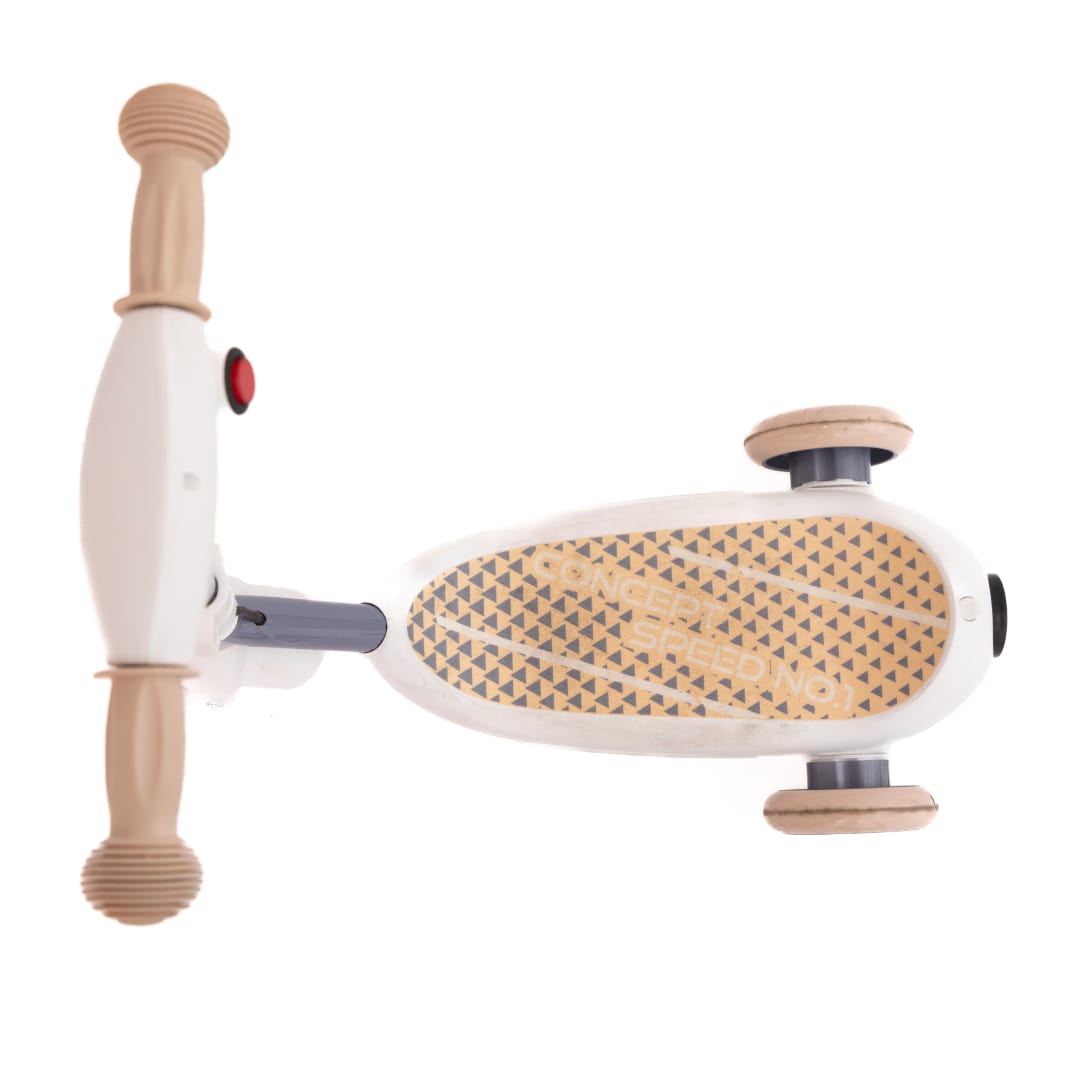 Monopattino Deluxe Elettrico per Bambini + Casco e Ginocchiere Luci a led