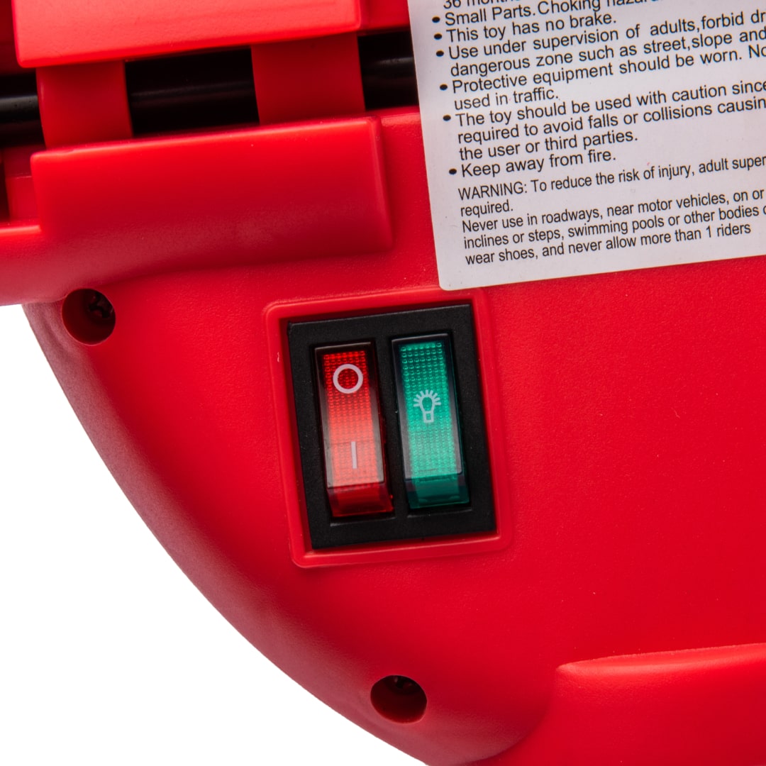 Monopattino Deluxe Elettrico per Bambini + Casco e Ginocchiere Luci a led