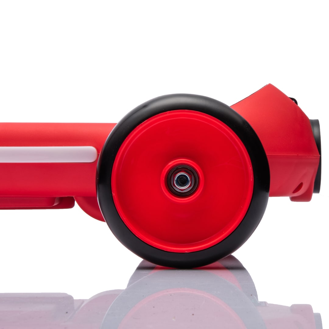 Monopattino Deluxe Elettrico per Bambini + Casco e Ginocchiere Luci a led