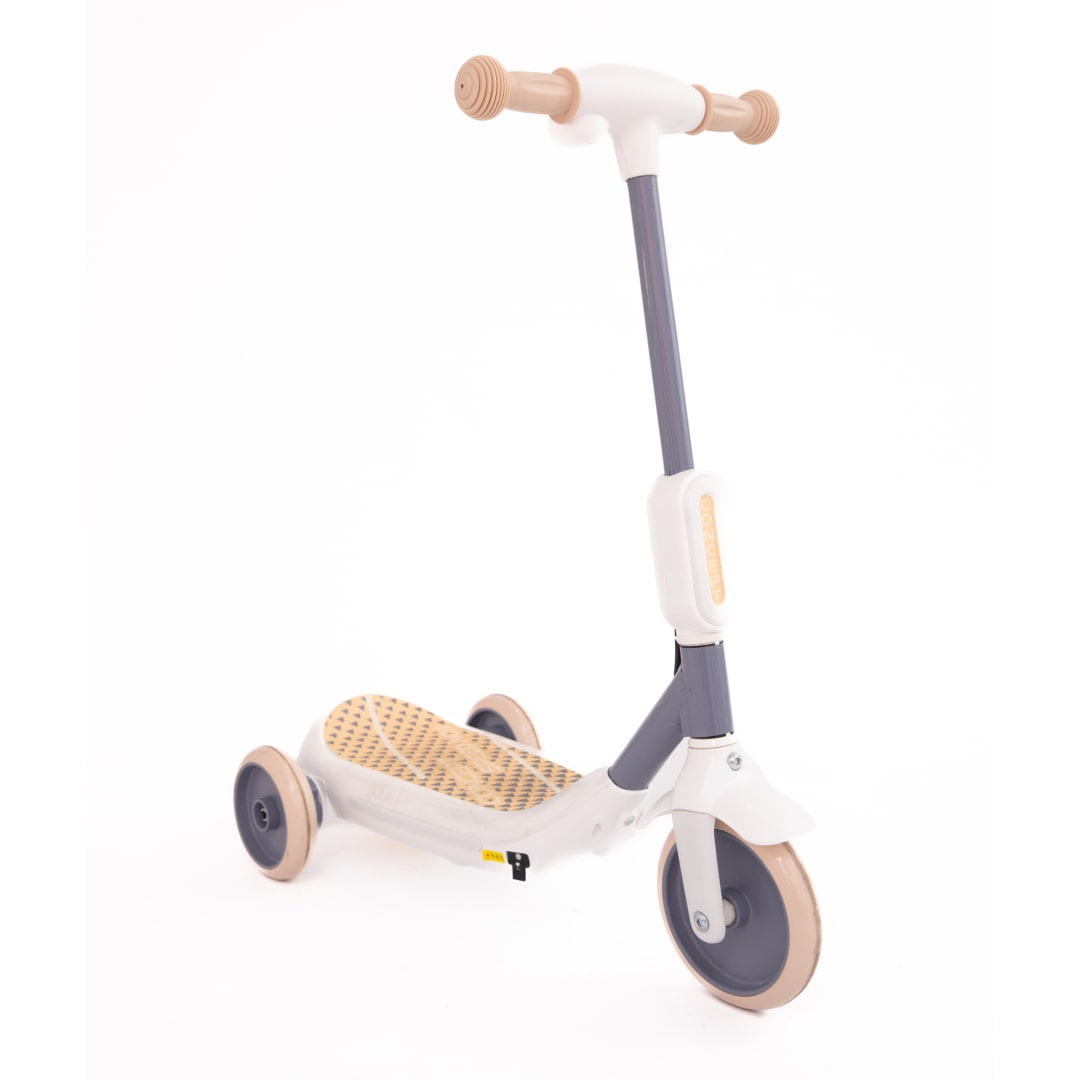 Monopattino Deluxe Elettrico per Bambini + Casco e Ginocchiere Luci a led