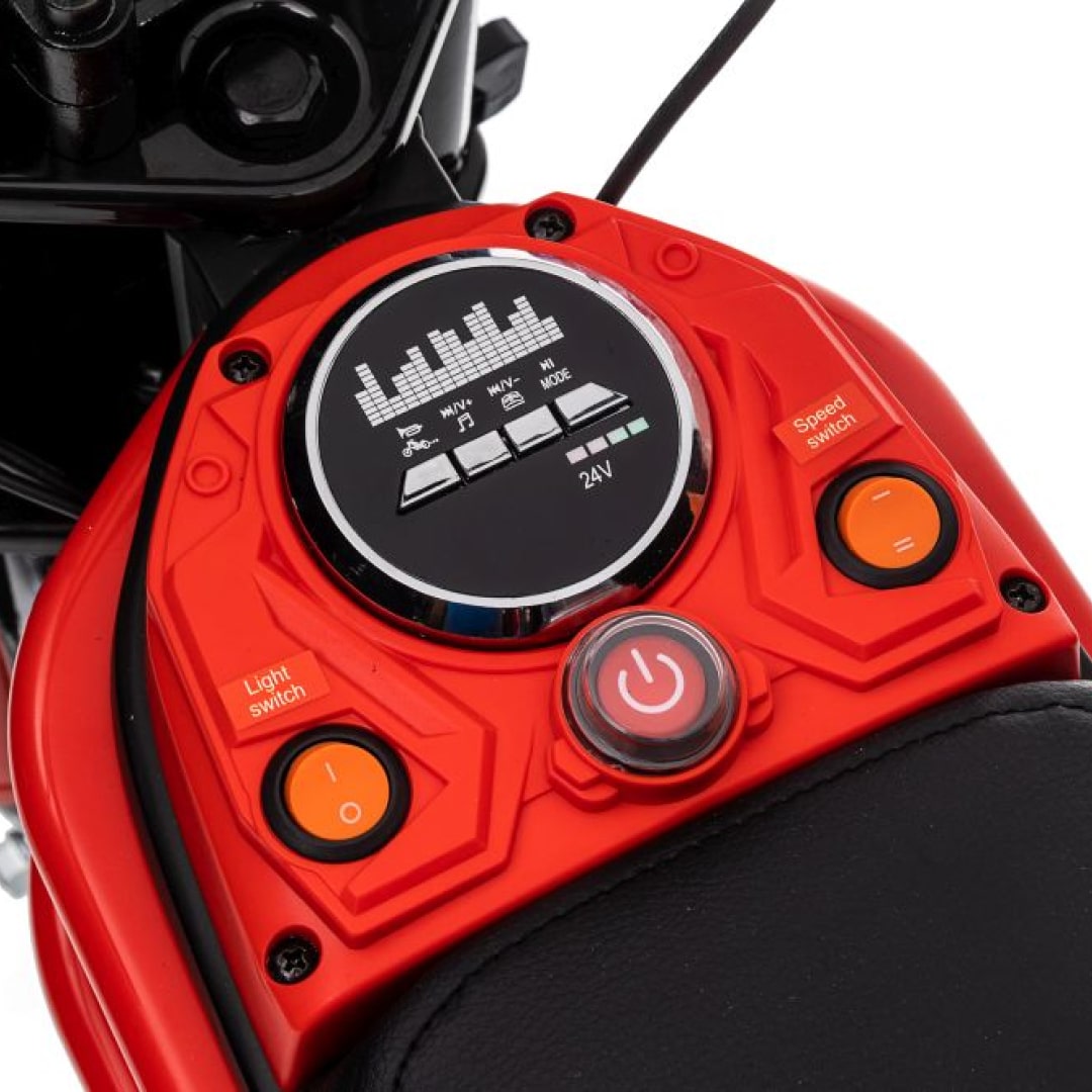 Electric Motocross for Kids Magnum 24V Max Speed INFLATABLE RUBBER WHEELS