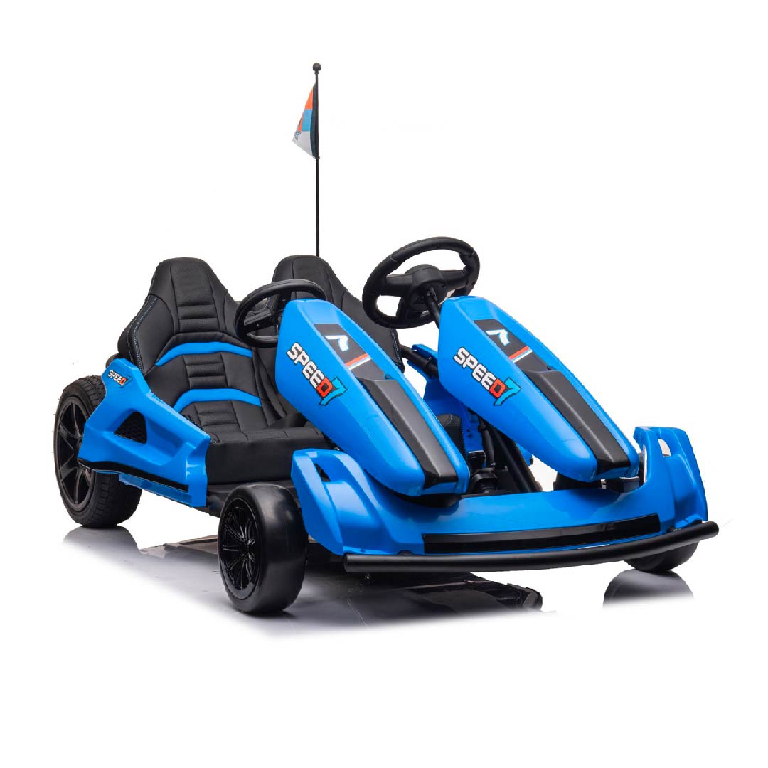 Novità Go-Kart Elettrico per Bambini 2 Posti 24v CON TECNOLOGIA DRIFT FULL OPTIONAL