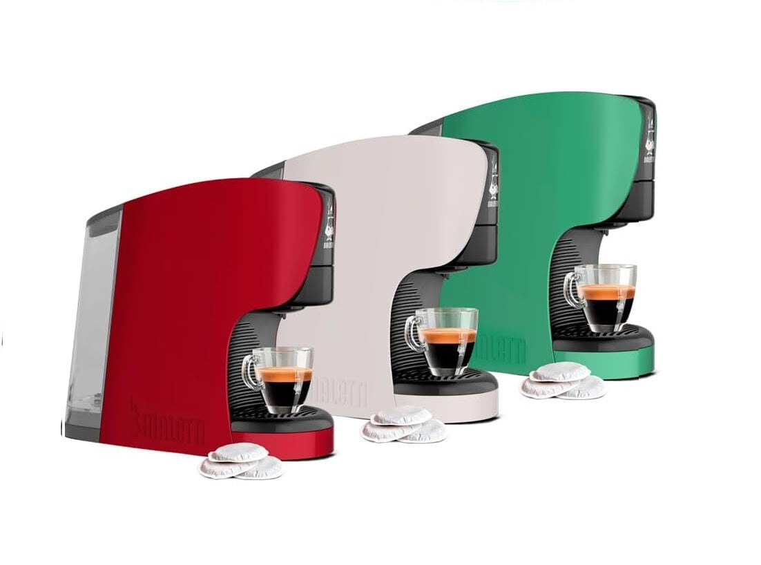 NUOVA Bialetti Dama Cream-Flow 20 BAR – Macchina Espresso a Cialde ESE 100% Compostabili +KIT 30CIALDE BIALETTI OMAGGIO