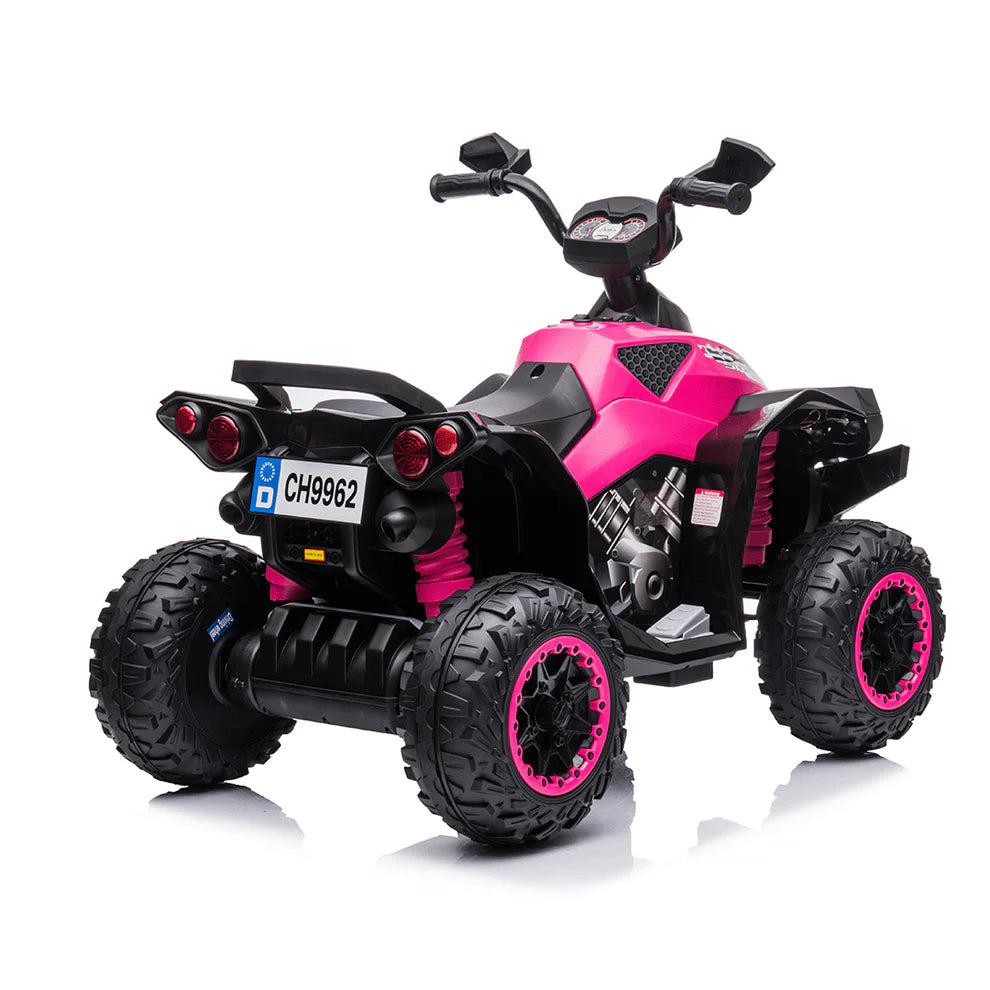 Quad Medio Australian 12V per Bambini – Con Sedile in Pelle, Luci LED e Doppio Motore