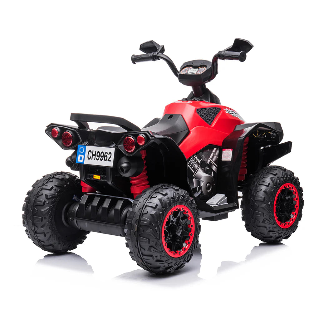 Quad Medio Australian 12V per Bambini – Con Sedile in Pelle, Luci LED e Doppio Motore