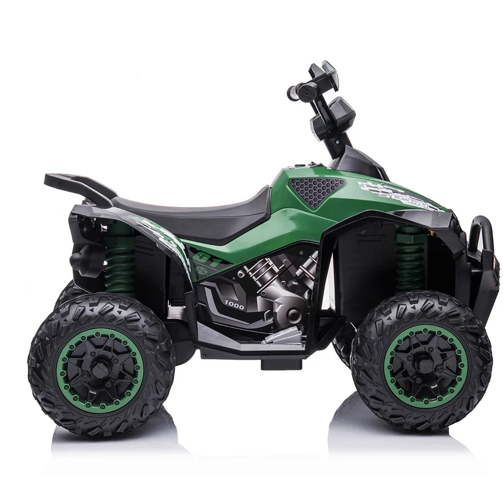 Quad Medio Australian 12V per Bambini – Con Sedile in Pelle, Luci LED e Doppio Motore