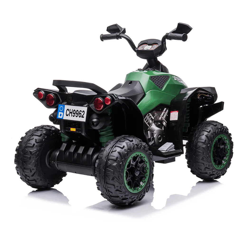 Quad Medio Australian 12V per Bambini – Con Sedile in Pelle, Luci LED e Doppio Motore