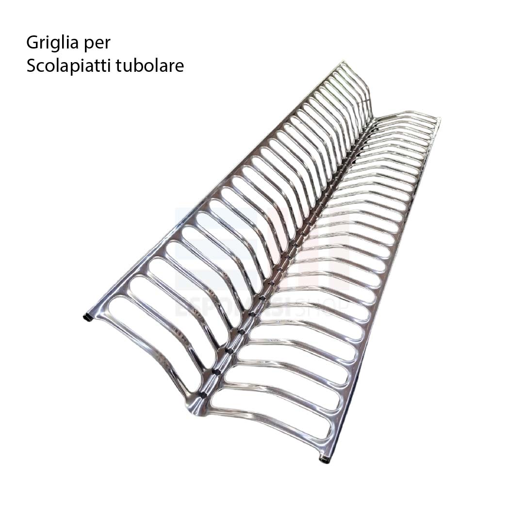 Escurreplatos de pie o de pared en acero inoxidable AISI 430, varias dimensiones 40 50 60 70 80 cm