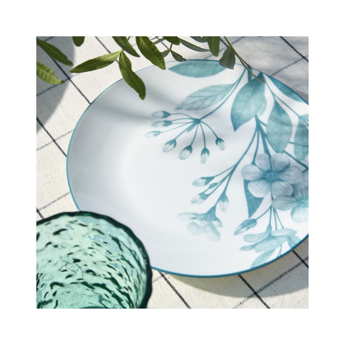 Tognana Servizio Tavola 18 Pezzi Madison Coralie Teal in Porcellana – Eleganza Mediterranea per 6 Persone