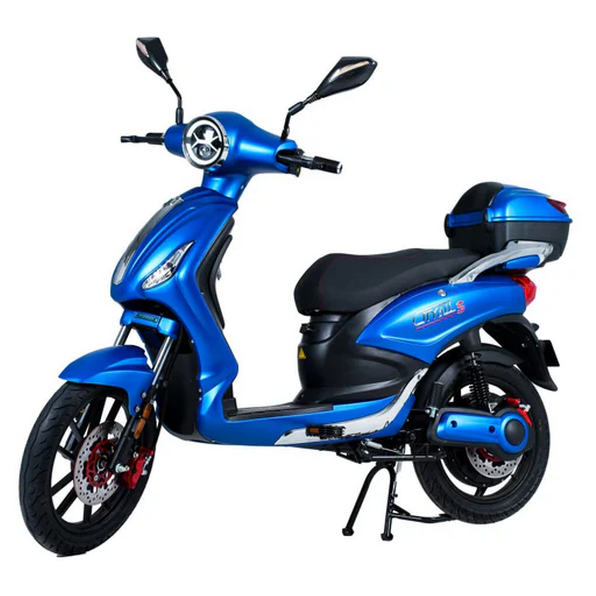 CityAll S Motorino Elettrico 1000W Blu Lucido – Scooter Elettrico 60V 20Ah Omologabile, Targabile con Bluetooth e NFC