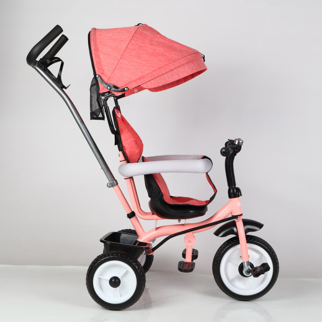 Trico Funny Triciclo per Bambini con Campanellino e Copri Sole