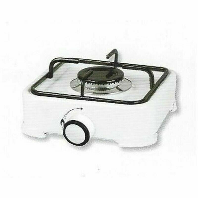 Fornello Gas GPL Fornellino da Campeggio Cucina Portatile 1 2 3 Fuochi e Coperchio